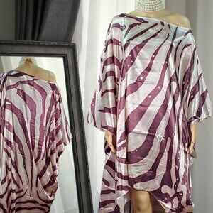 Khaki Leopard Irregular Boho Dress (One Size)